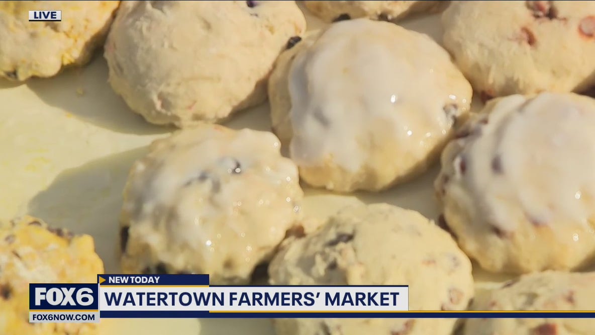 If you like fresh baked goods, you’re going to love what’s been prepared for today’s farmers market Watertown